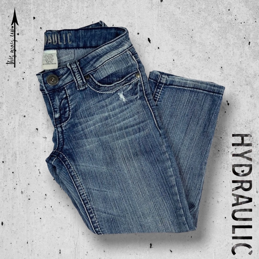 HYDRAULIC Cropped Stretch Jeans
